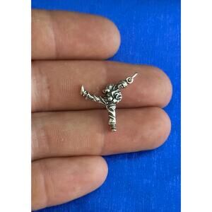 Sterling Silver Martial Arts Charm